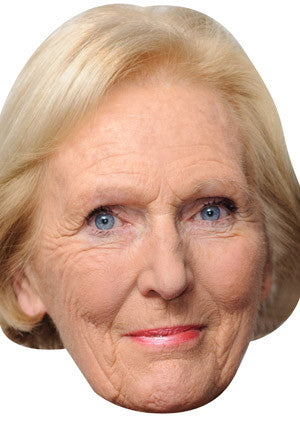 Mary Berry Face Mask β Fancy Dress Cardboard Costume Mask β Mary Berry Face Mask