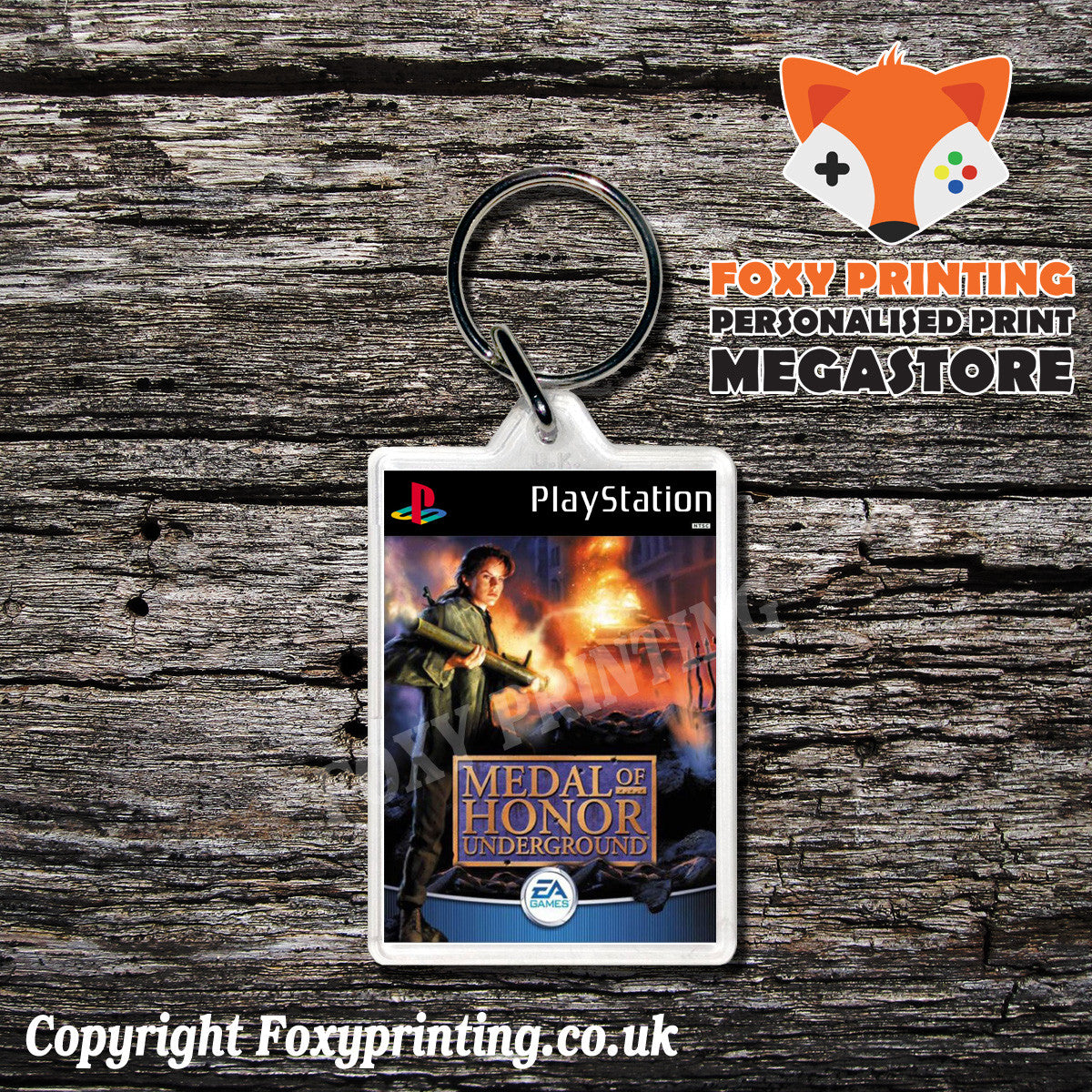 Medal Of Honor Underground - PS1 Playstation 1 Game Inspired Retro Gaming Magnet