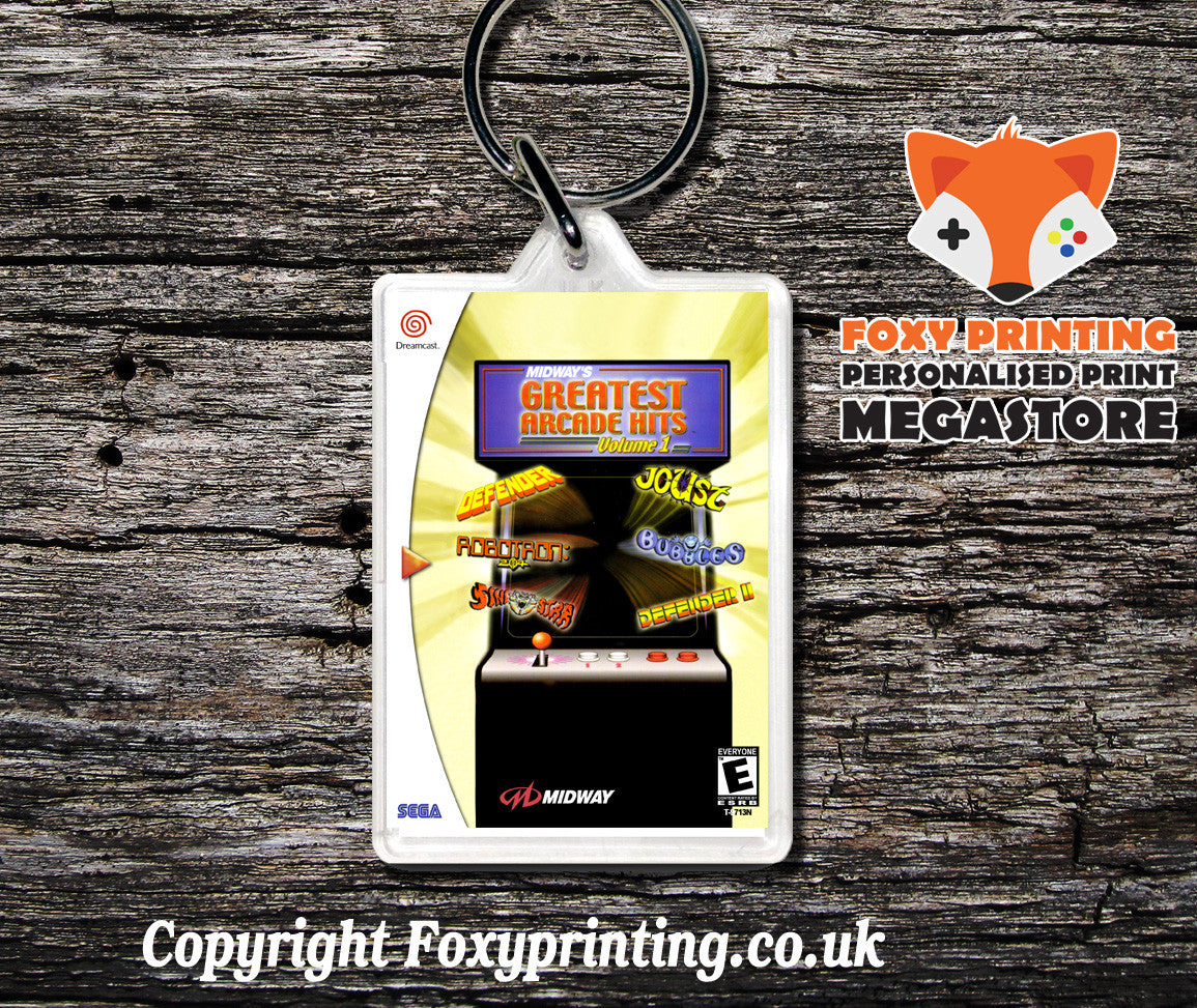 Midwayarcadevol1 - Sega Dreamcast Game Keyring