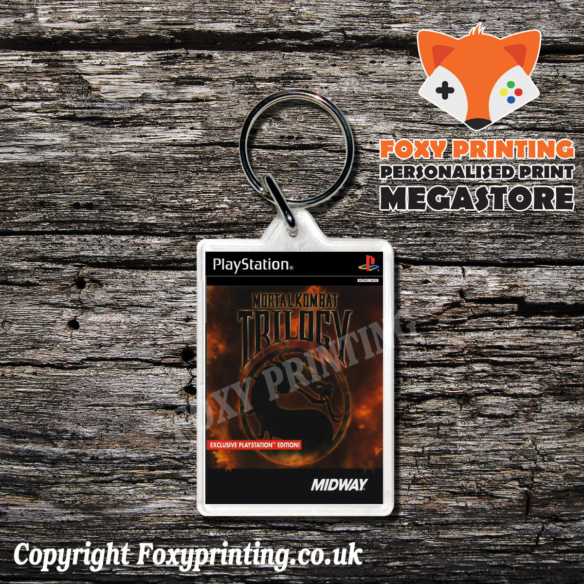 Mortal Kombat Trilogy - PS1 Playstation 1 Game Inspired Retro Gaming Magnet