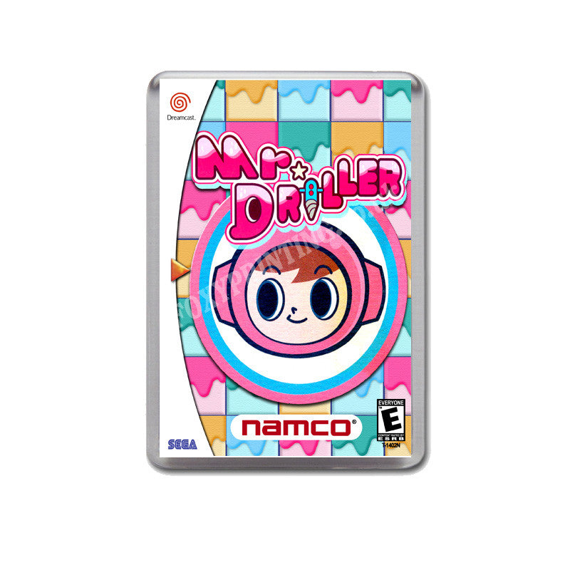 Mr Driller Sega Dreamcast Style Inspired Retro Game Magnet