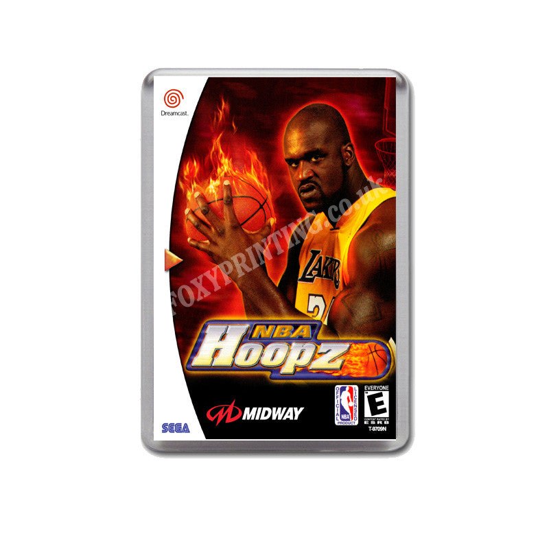 Nba Hoopz Sega Dreamcast Style Inspired Retro Game Magnet