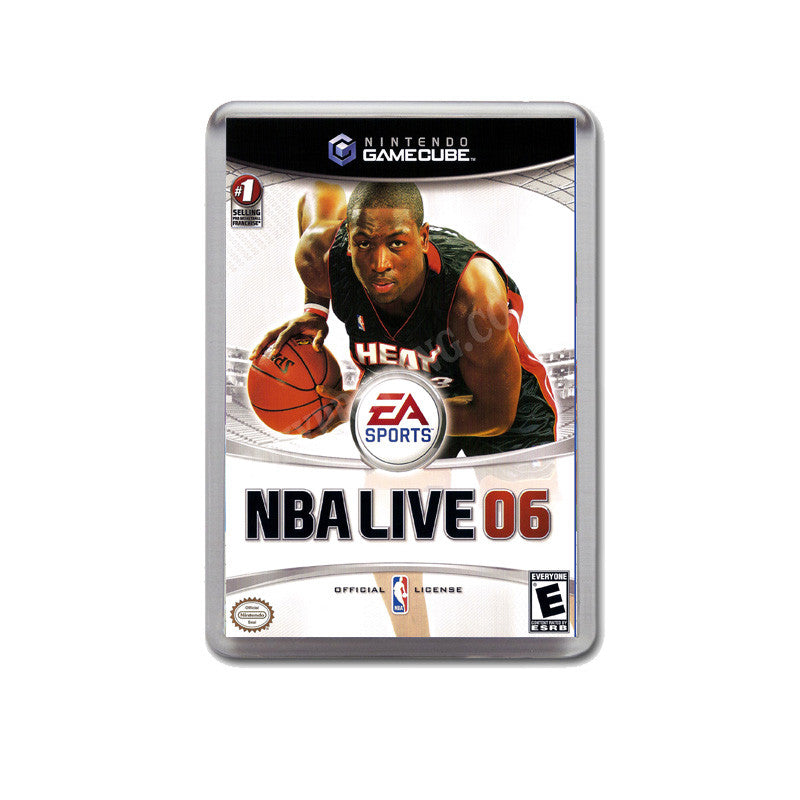 Nba Live06 Style Inspired Game Gamecube Retro Video Gaming Magnet