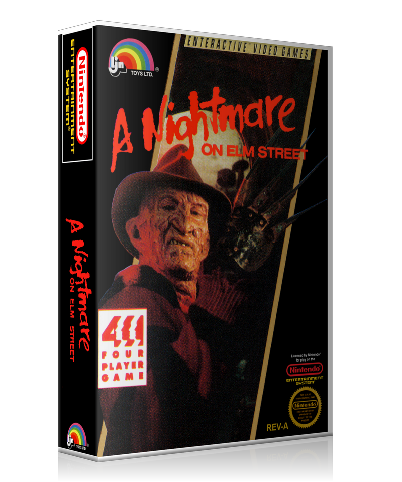 NES A Nightmare On Elm Street Retail Game Cover To Fit A UGC Style Replacement Game Case β Nintendo NES Case product image 1