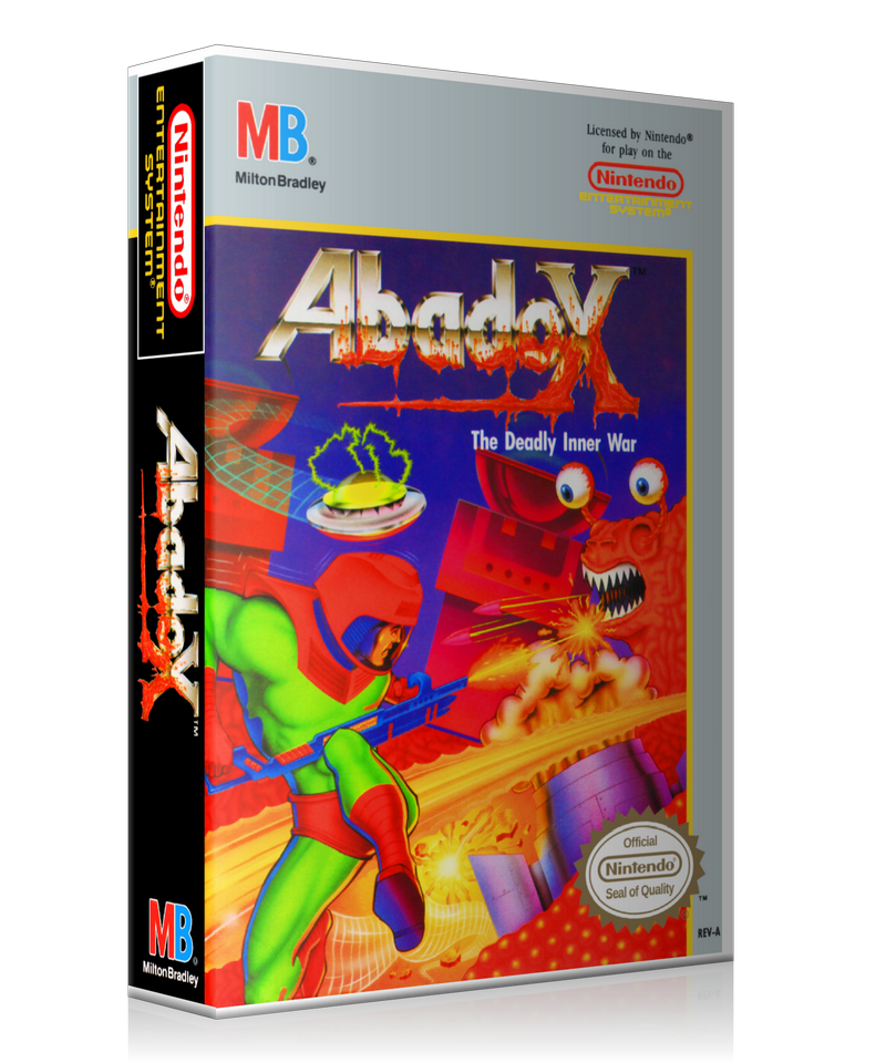 NES Abadox Retail Game Cover To Fit A UGC Style Replacement Game Case – Nintendo NES Case product image 1