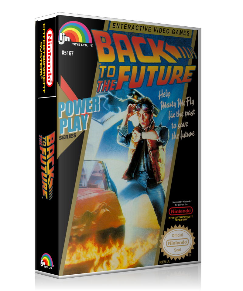 NES Back To The Future Retail Game Cover To Fit A UGC Style Replacement Game Case β Nintendo NES Case product image 1