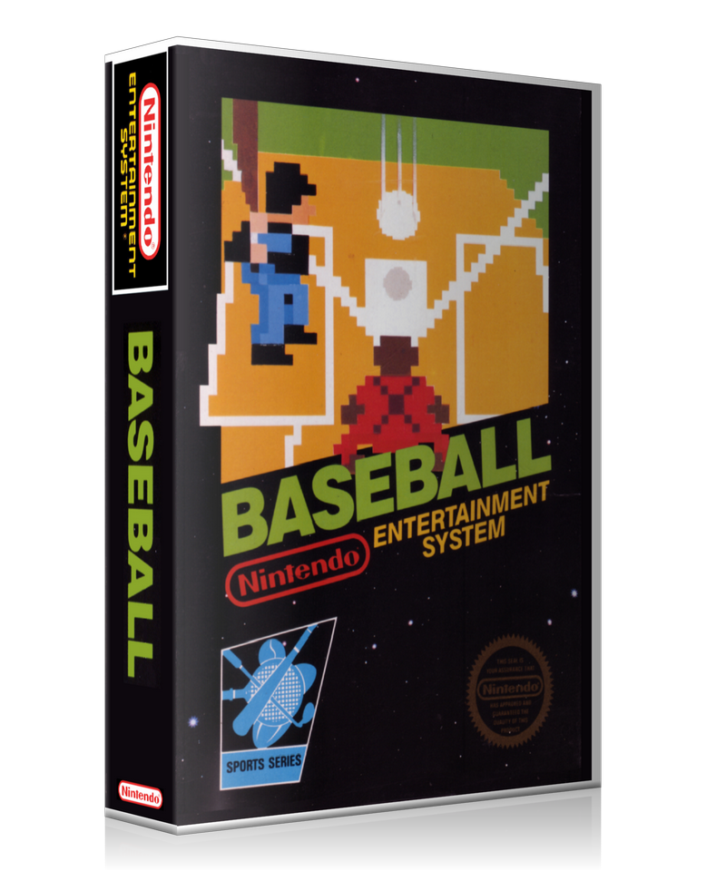 NES Baseball Retail Game Cover To Fit A UGC Style Replacement Game Case – Nintendo NES Case product image 1