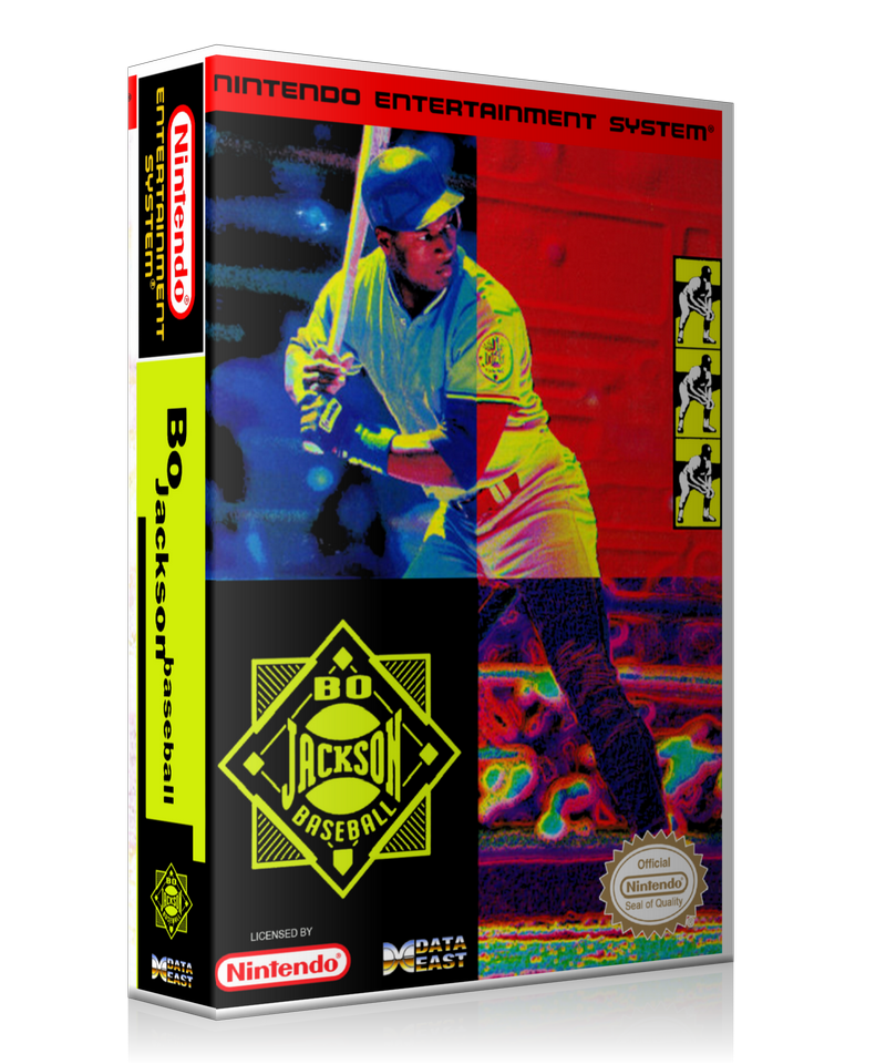 NES Bo Jackson Baseball 3D Boxes Case Or Cover – Nintendo NES Case product image 1