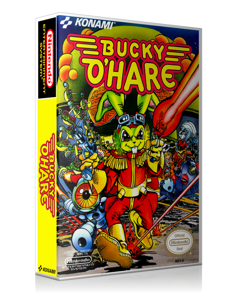 NES Bucky O'hare Retail Game Cover To Fit A UGC Style Replacement Game Case – Nintendo NES Case product image 1