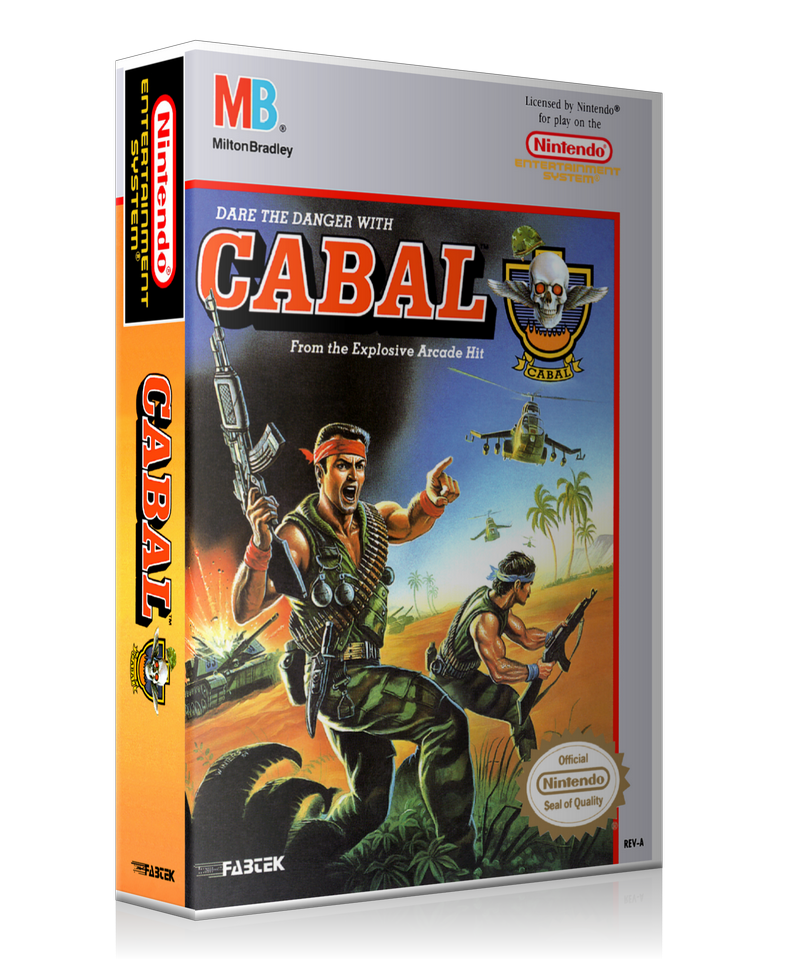 NES Cabal Retail Game Cover To Fit A UGC Style Replacement Game Case β Nintendo NES Case product image 1