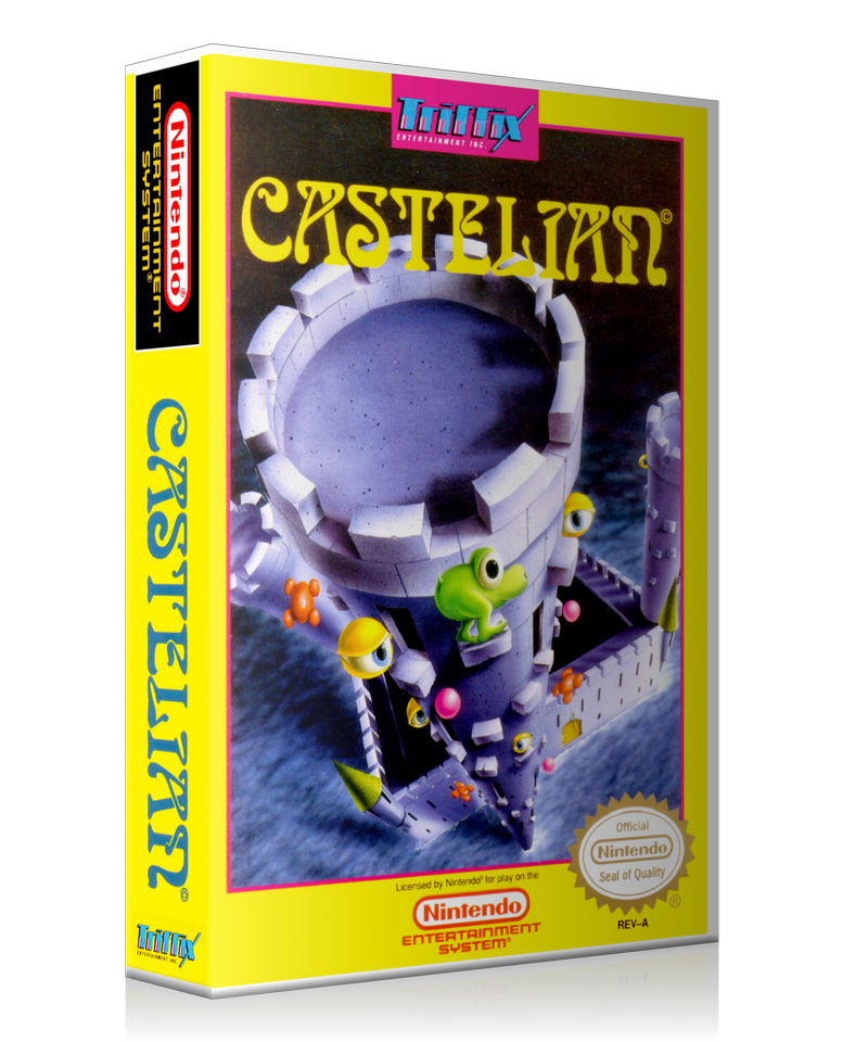 NES Castelian Retail Game Cover To Fit A UGC Style Replacement Game Case β Nintendo NES Case product image 1