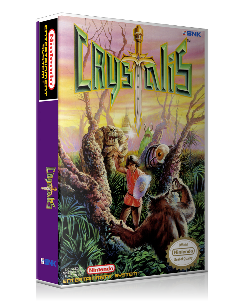 NES Crystalis Retail Game Cover To Fit A UGC Style Replacement Game Case β Nintendo NES Case product image 1