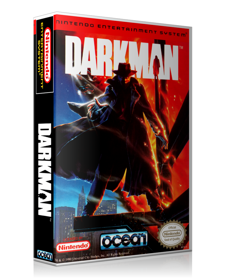 NES Darkman Retail Game Cover To Fit A UGC Style Replacement Game Case – Nintendo NES Case product image 1