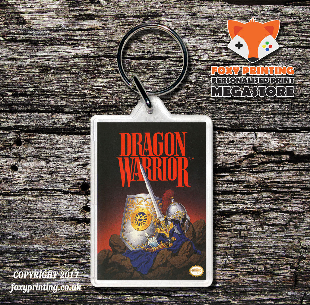 Nes 181 Dragonwarrior-Retail-Nesspine Game Inspired Retro Gaming Keyring