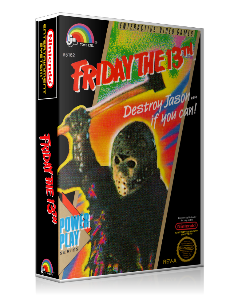 NES Friday The 13th Retail Game Cover To Fit A UGC Style Replacement Game Case – Nintendo NES Case product image 1