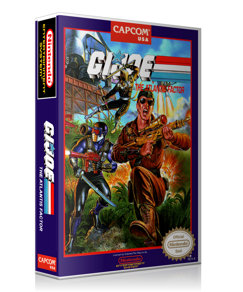 NES Gijoe 2 Retail Game Cover To Fit A UGC Style Replacement Game Case β Nintendo NES Case product image 1