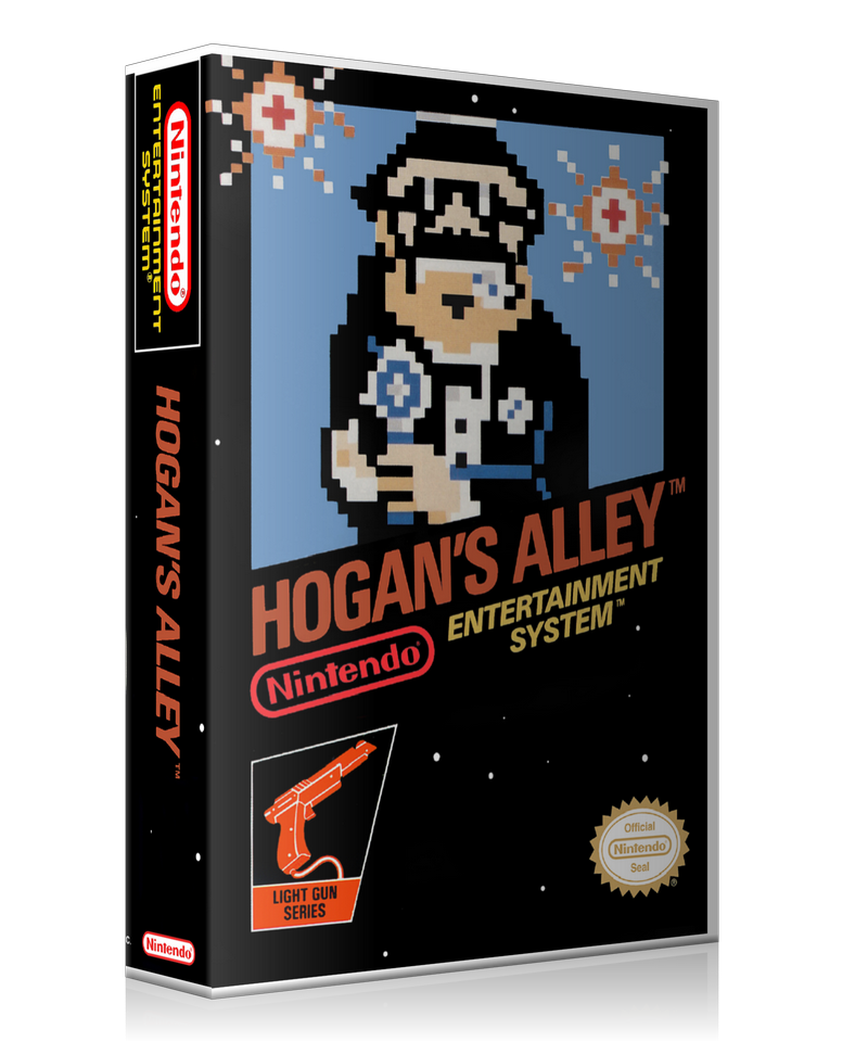 NES Hogan's Alley Retail Game Cover To Fit A UGC Style Replacement Game Case β Nintendo NES Case product image 1
