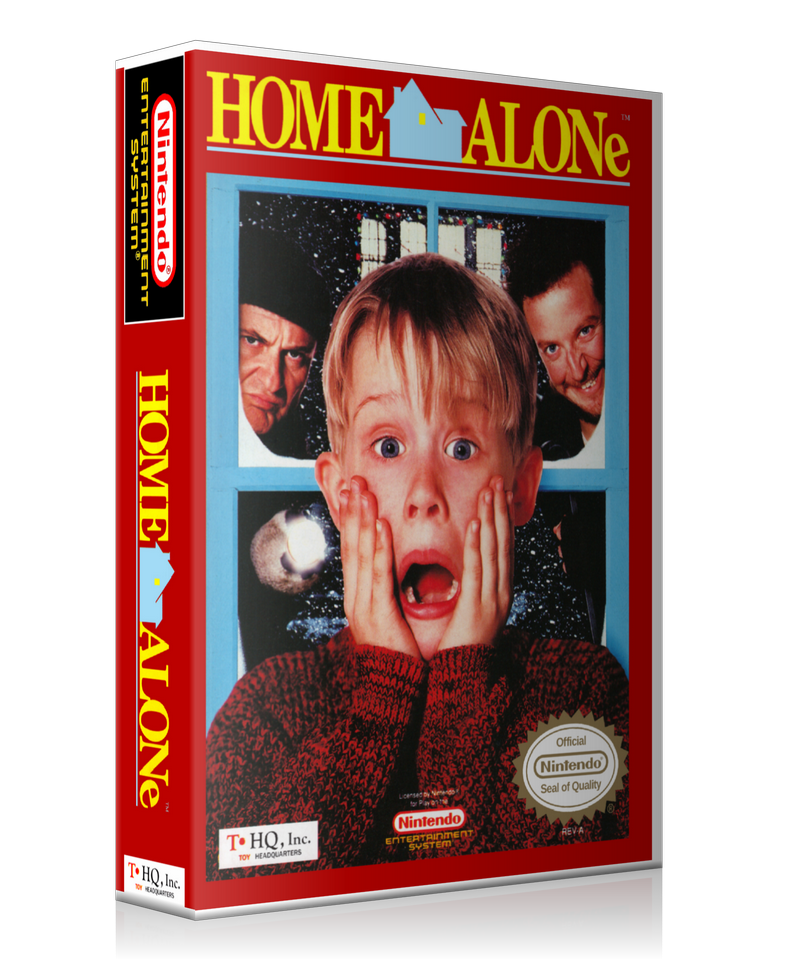 NES Home Alone Retail Game Cover To Fit A UGC Style Replacement Game Case – Nintendo NES Case product image 1