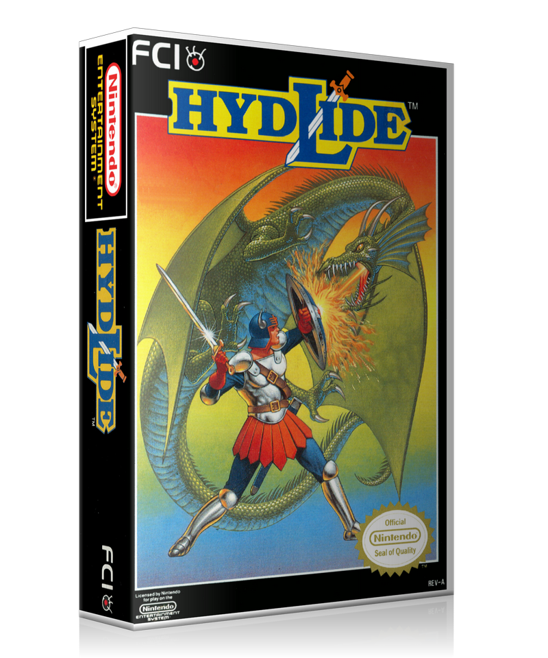 NES Hydlide Retail Game Cover To Fit A UGC Style Replacement Game Case β Nintendo NES Case product image 1