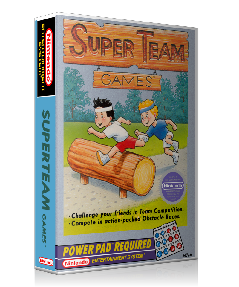 NES Super Team Games Retail Game Cover To Fit A UGC Style Replacement Game Case β Nintendo NES Case product image 1