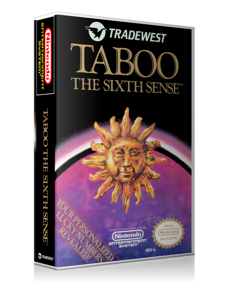 NES Taboo Retail Game Cover To Fit A UGC Style Replacement Game Case β Nintendo NES Case product image 1