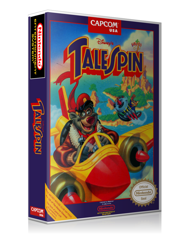 NES Talespin Retail Game Cover To Fit A UGC Style Replacement Game Case – Nintendo NES Case product image 1