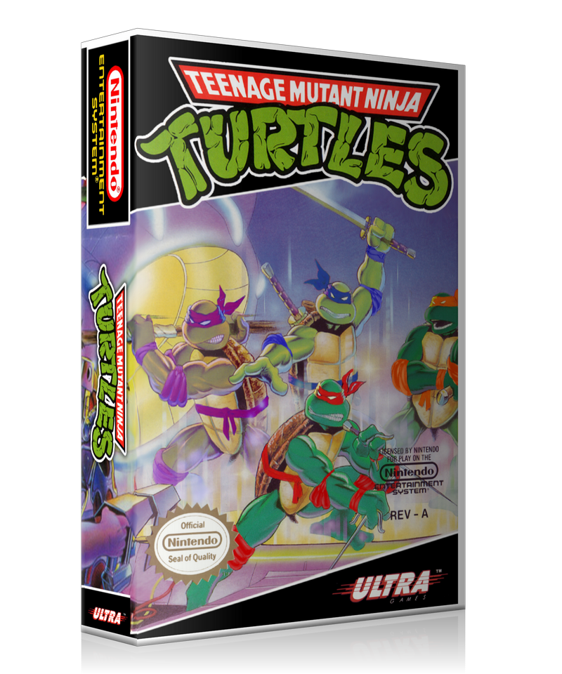 NES TMNT Retail Game Cover To Fit A UGC Style Replacement Game Case β Nintendo NES Case product image 1