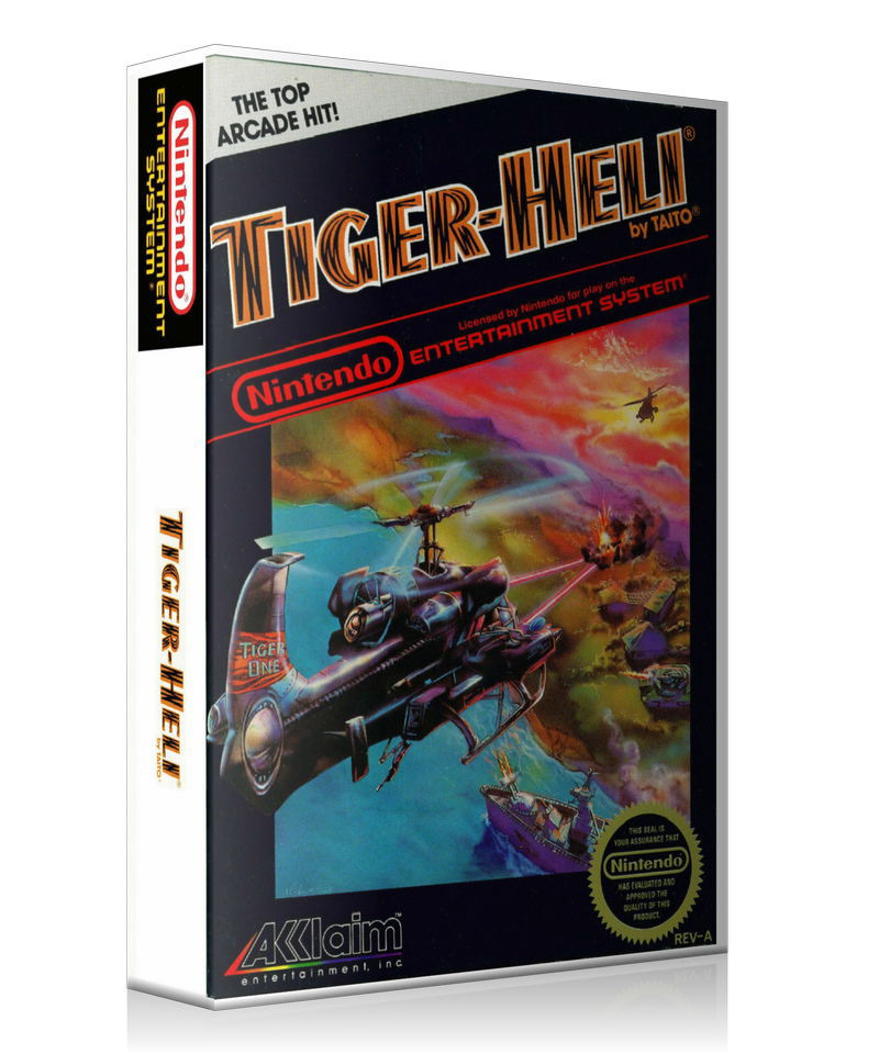 NES Tiger Heli Retail Game Cover To Fit A UGC Style Replacement Game Case β Nintendo NES Case product image 1