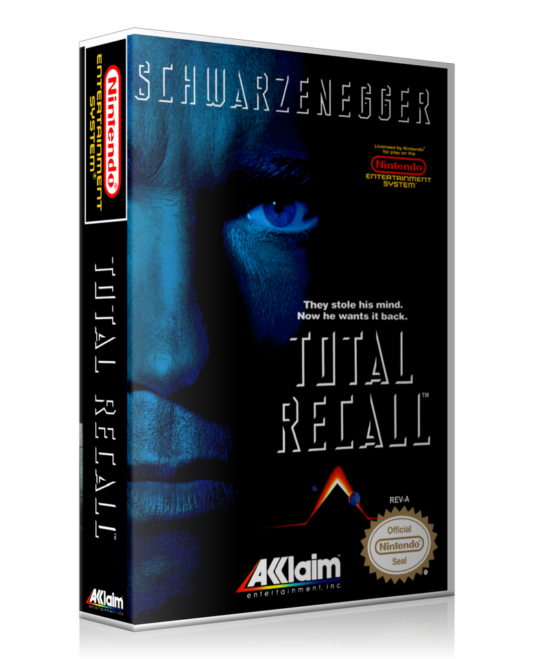 NES Total Recall Retail Game Cover To Fit A UGC Style Replacement Game Case β Nintendo NES Case product image 1