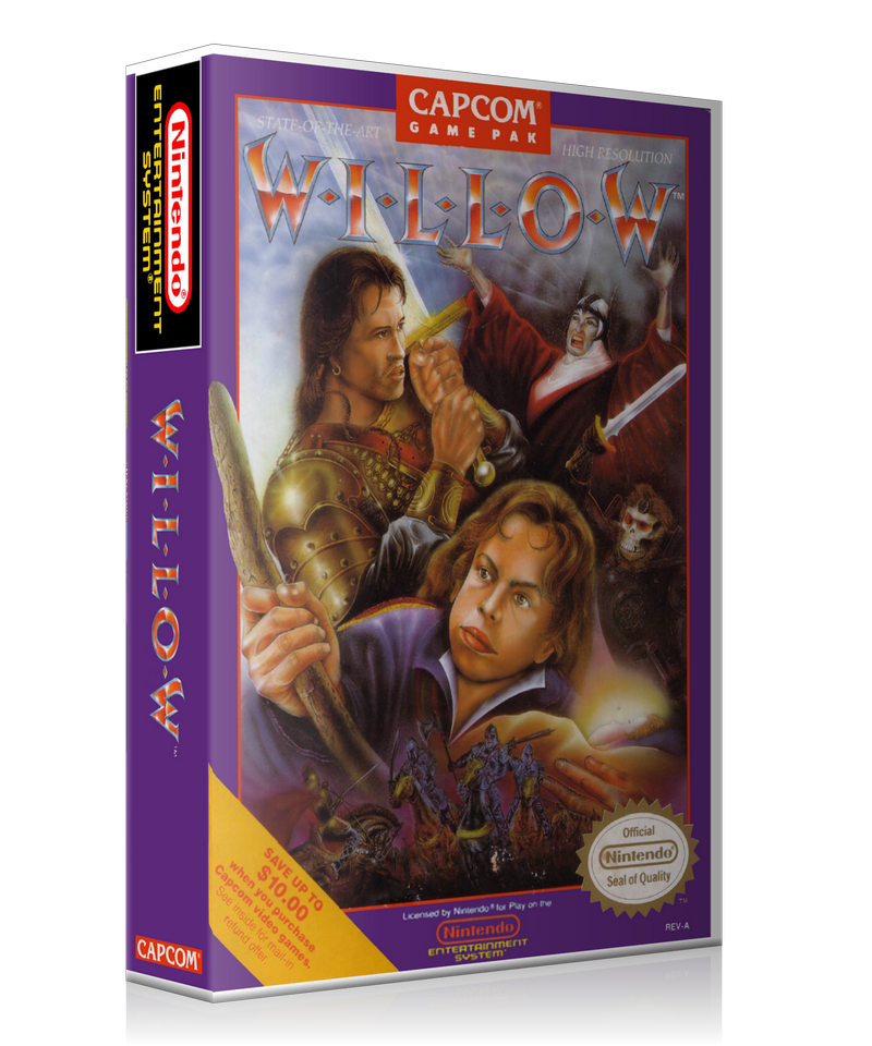 NES Willow Retail Game Cover To Fit A UGC Style Replacement Game Case – Nintendo NES Case product image 1