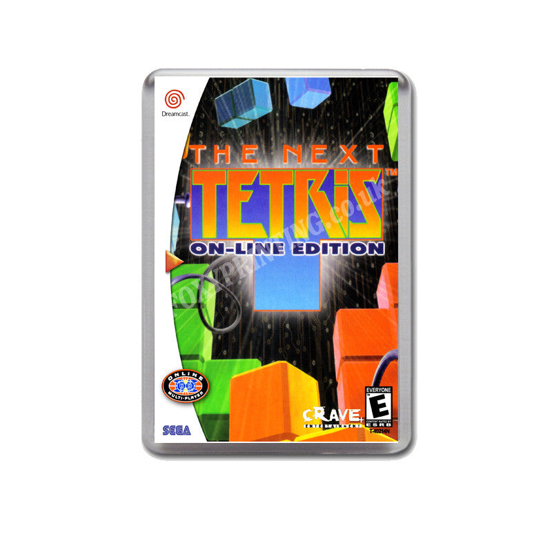 Next Tetris Sega Dreamcast Style Inspired Retro Game Magnet