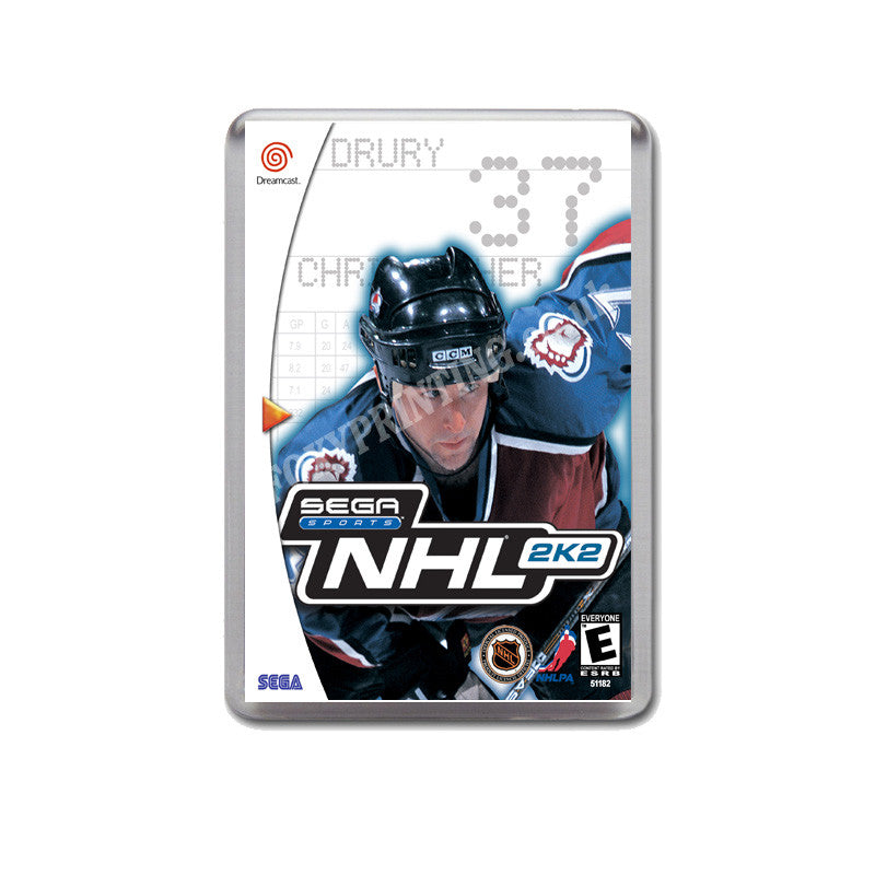 Nhl 2k2 Sega Dreamcast Style Inspired Retro Game Magnet