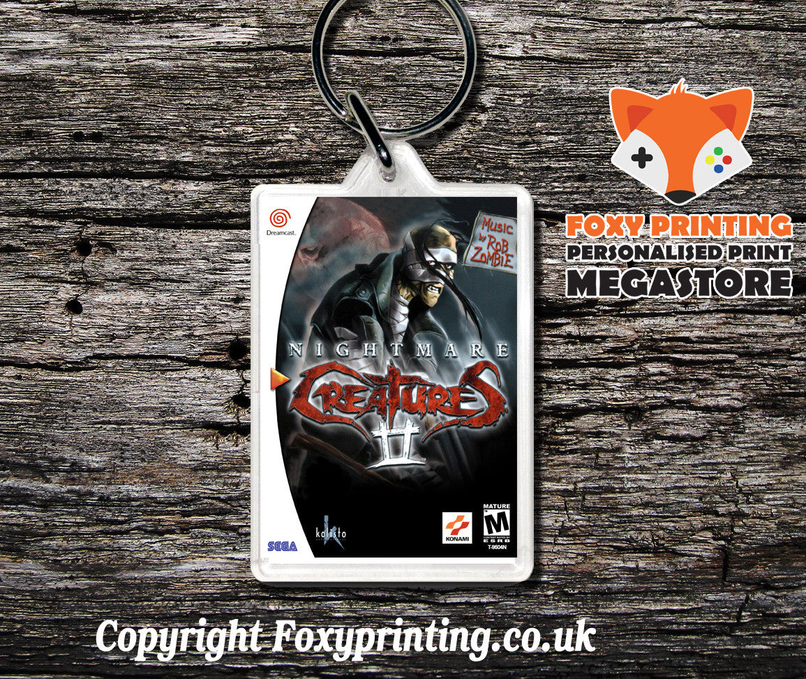 Nightmarecreatures2 - Sega Dreamcast Game Keyring