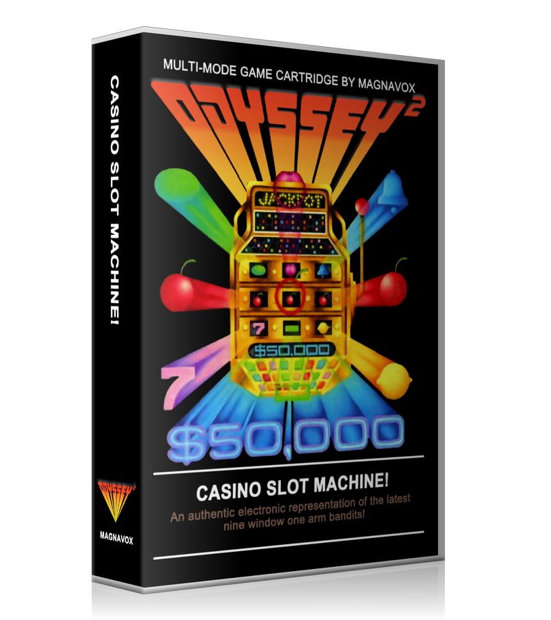 Casino Slot Machine Oddesey REPLACEMENT Game Case Or Cover