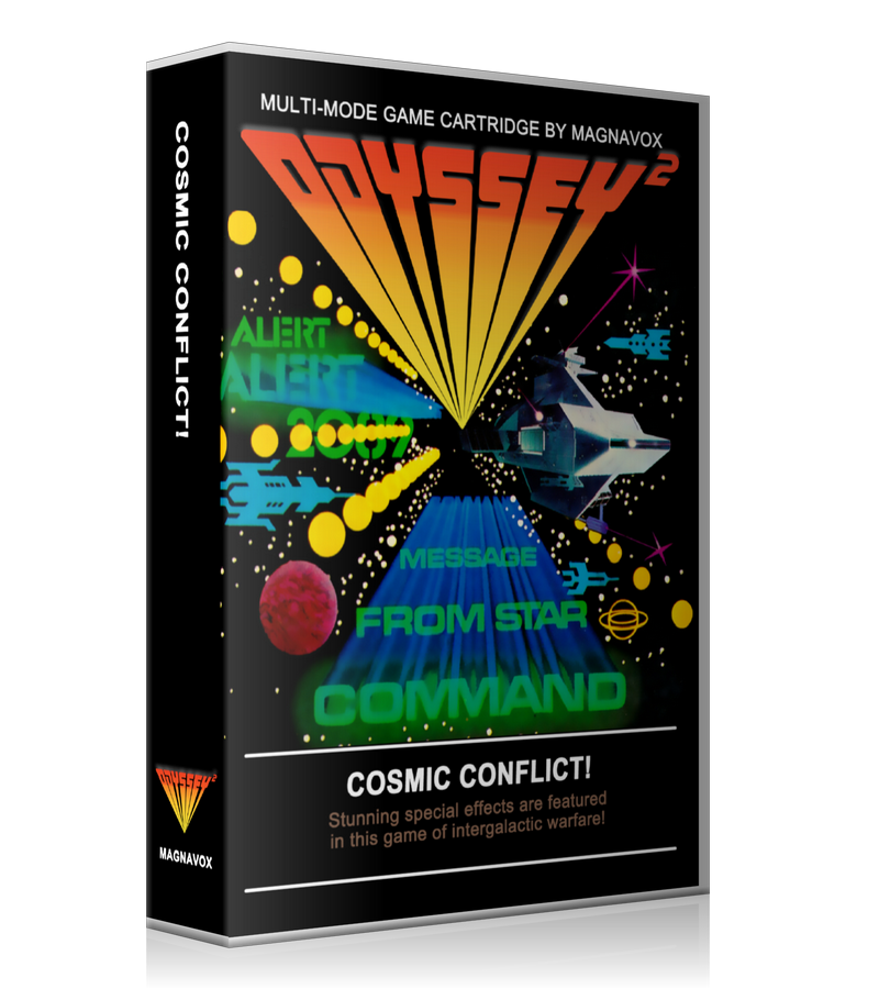 Cosmic Conflict Oddesey REPLACEMENT Game Case Or Cover