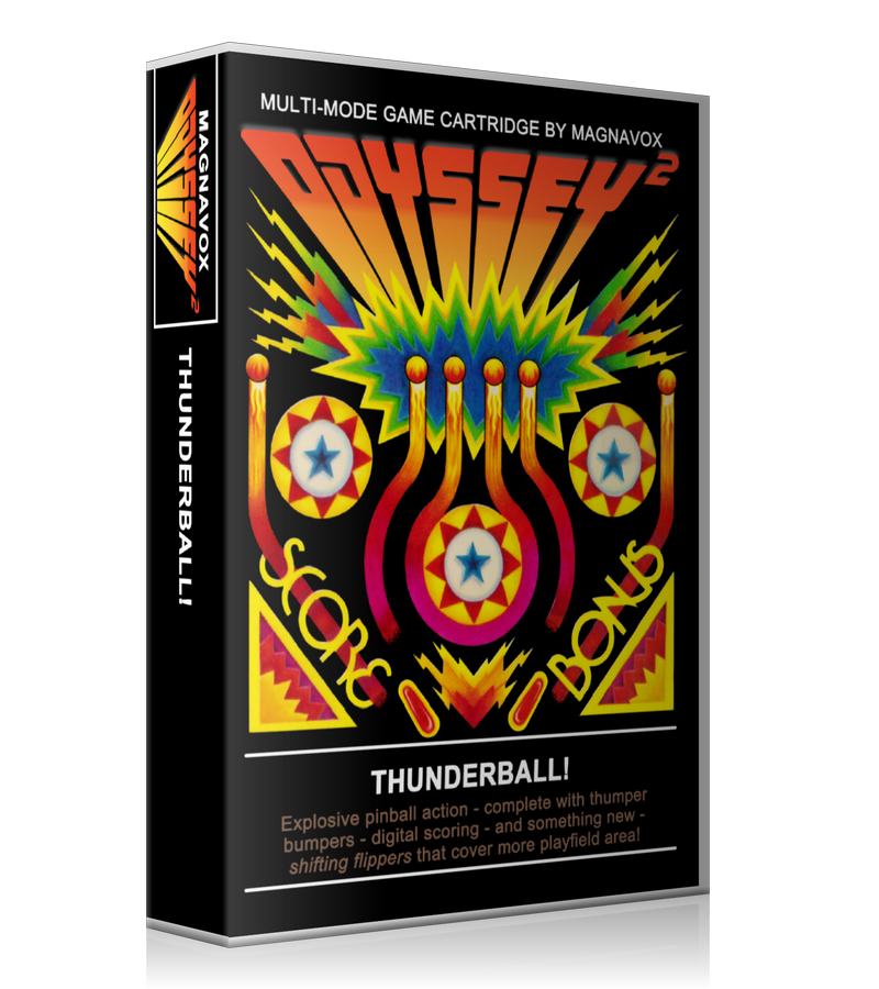 Thunder Ball Oddesey REPLACEMENT Game Case Or Cover