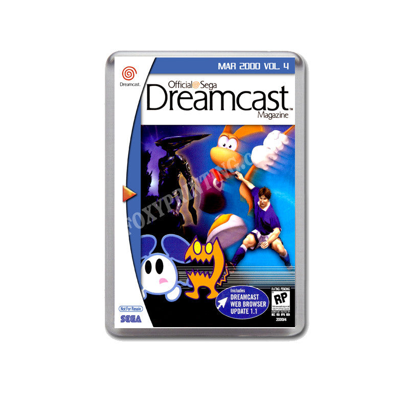 Odcm Vol 4 Sega Dreamcast Style Inspired Retro Game Magnet