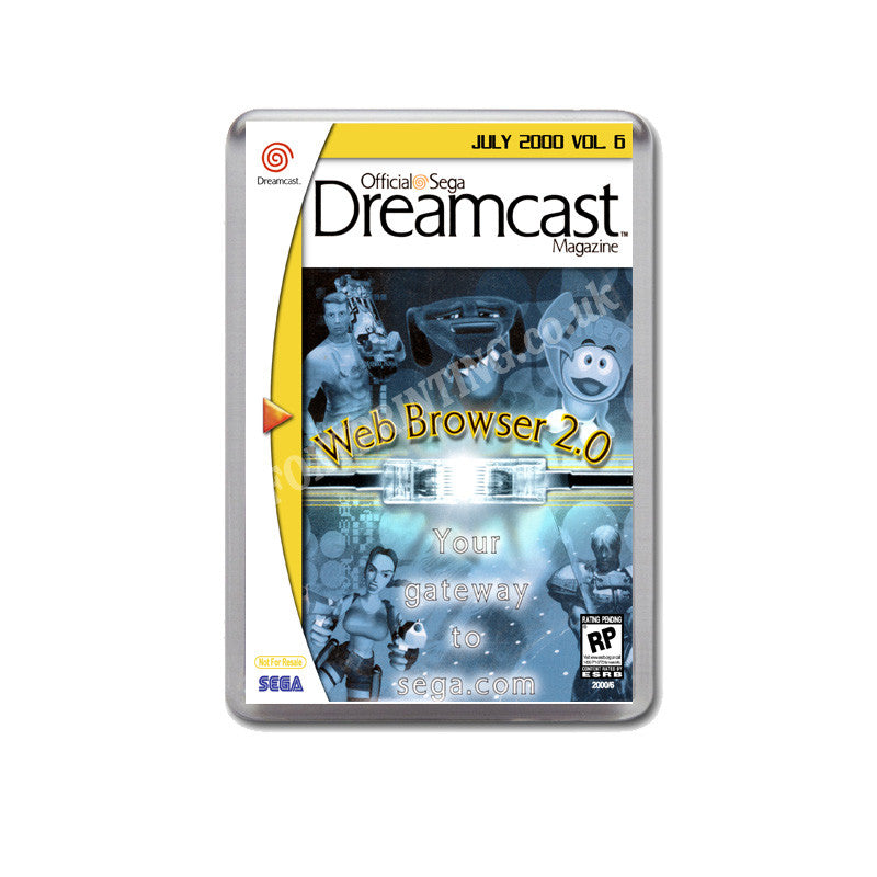 Odcm Vol 6 Sega Dreamcast Style Inspired Retro Game Magnet