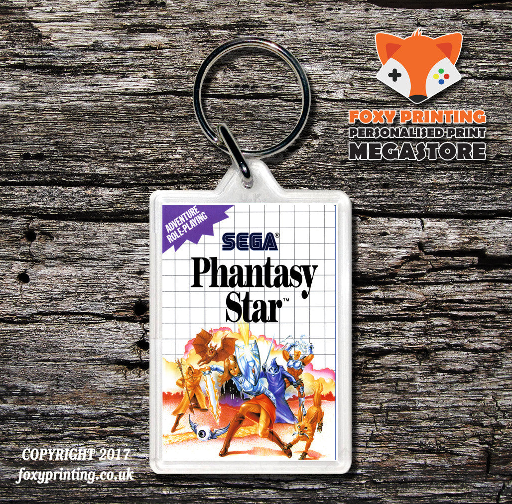 Phantasy Star - Sega Master System Keyring