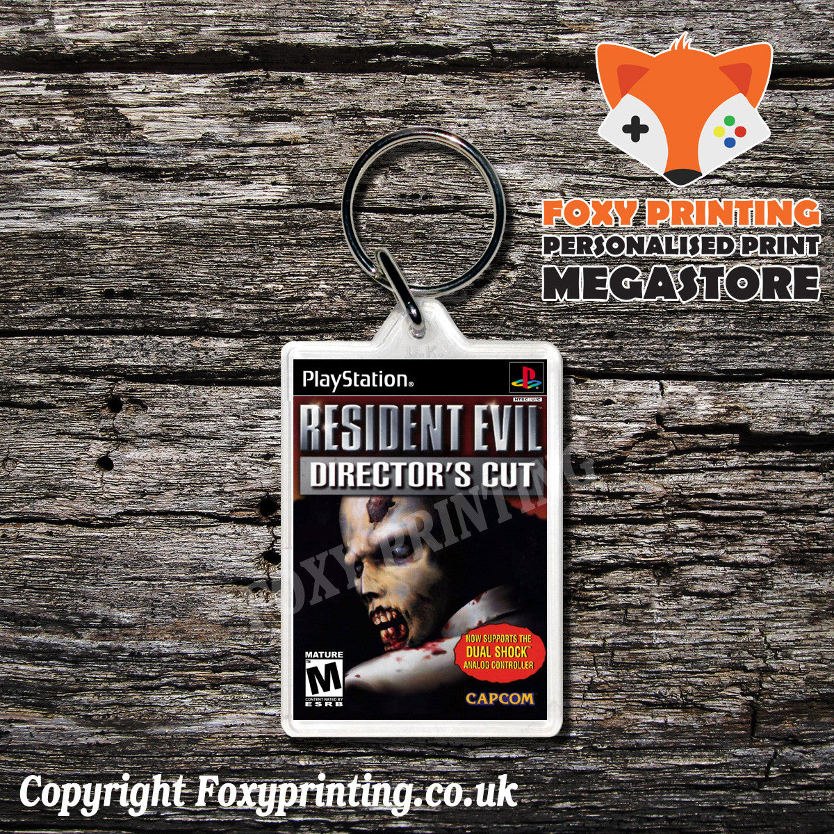 Resident Evil Directors Cut Dual Shock 2 - PS1 Playstation 1 Game Inspired Retro Gaming Magnet