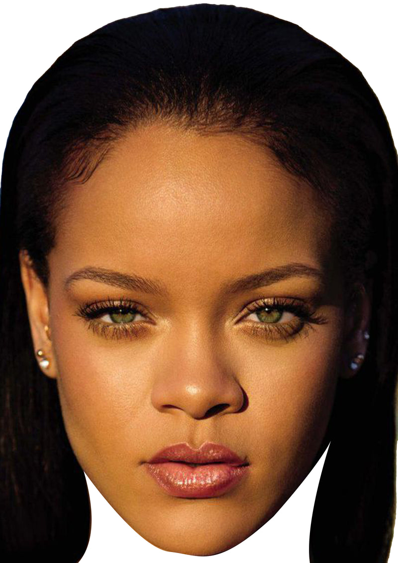Rihanna 2020 Music Dress Cardboard Celebrity Party Face Mask