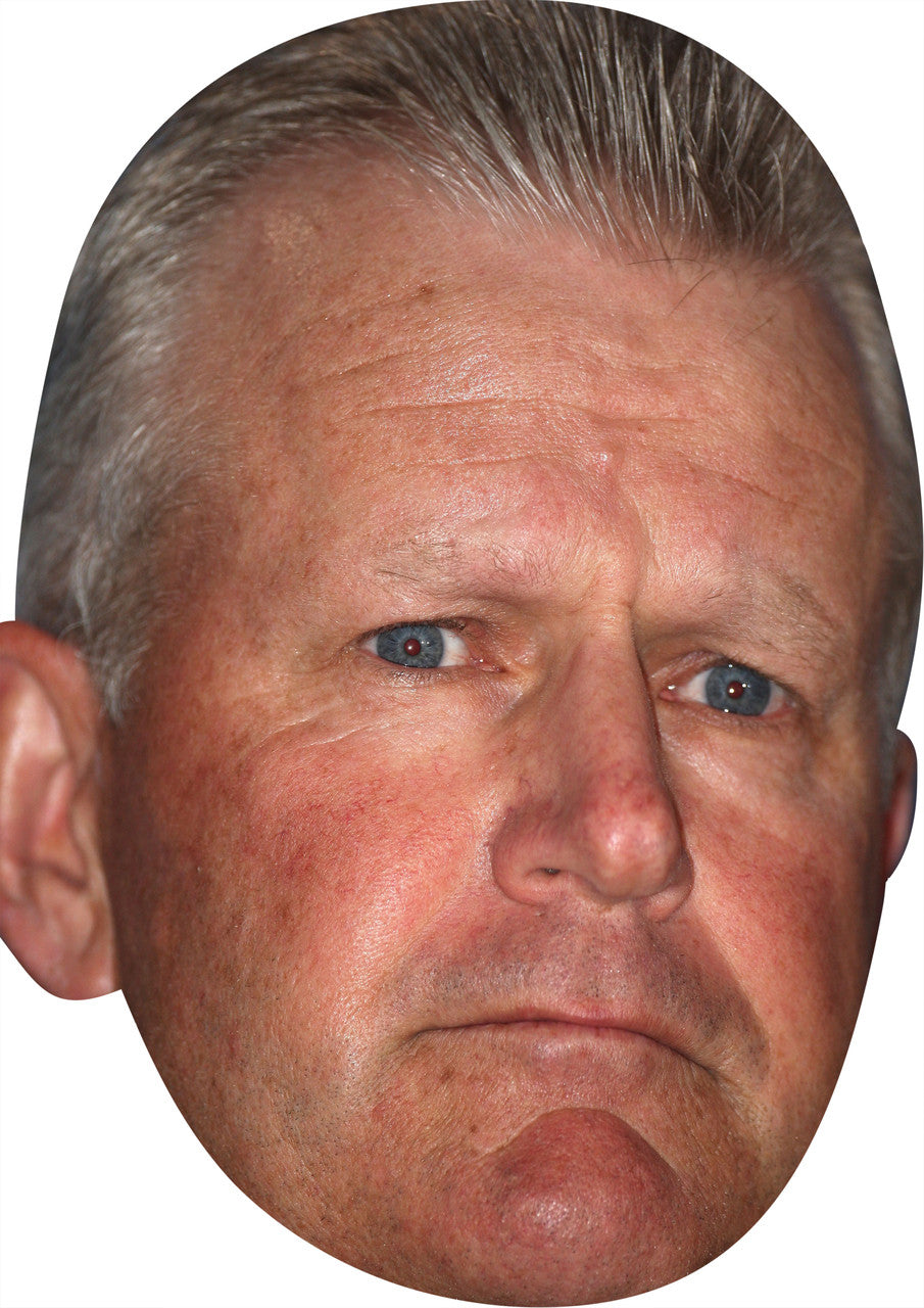 Sandy Lyle GOLF 2018 Celebrity Face Mask Fancy Dress Cardboard Costume Mask