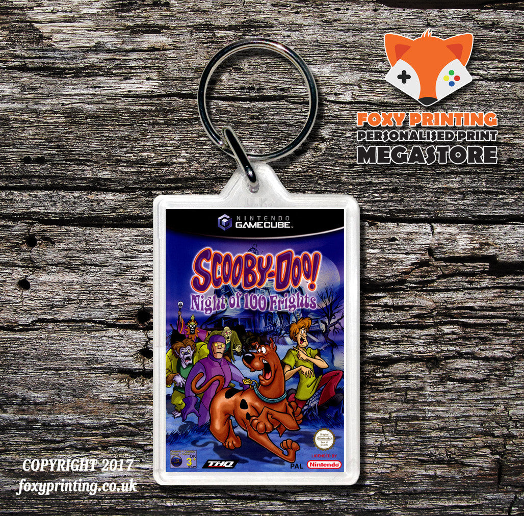 Scooby Doo Night Of 100 Frights Eu Gamecube Game Inspired Retro Gaming Keyring