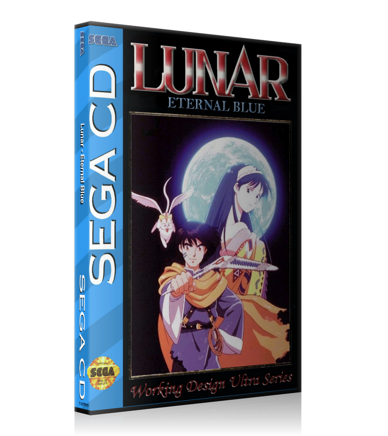 Lunar eternal blue 4 REPLACEMENT Retro Gaming Case