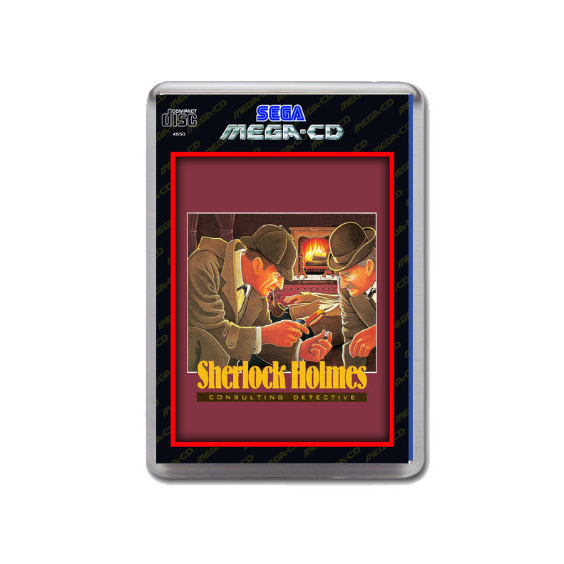 Sherlock Holmes Consulting Detective 3 Gb Sega Mega CD Game Inspired Retro Gaming Magnet