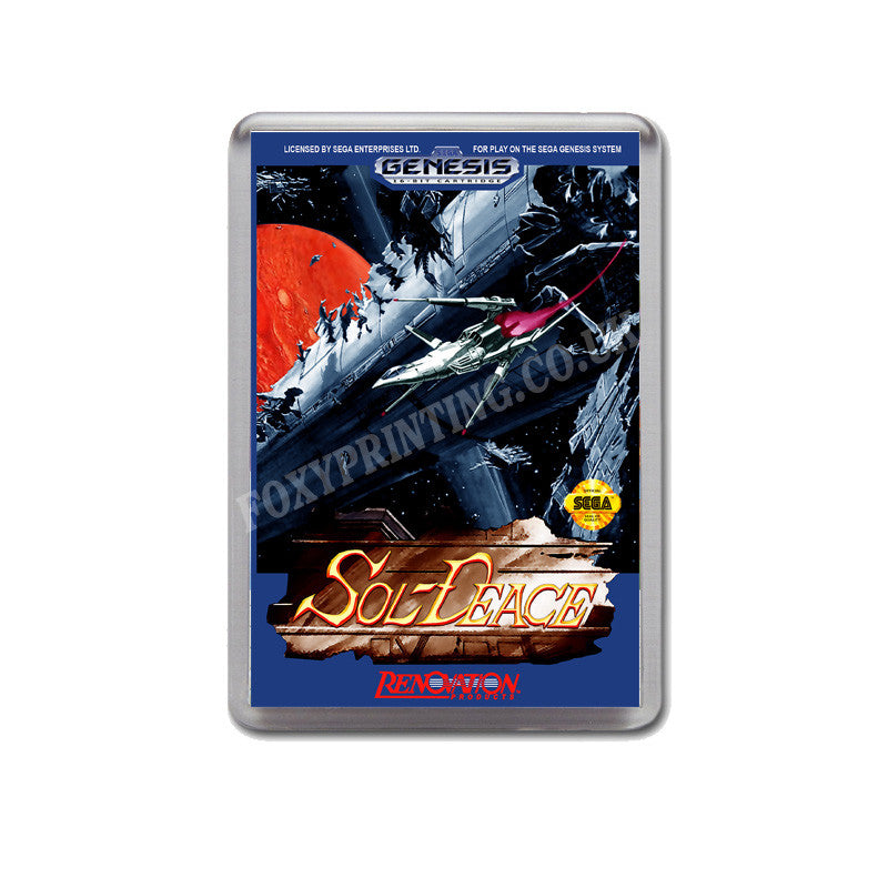 Soldeace Game Style Inspired Sega Megadrive Retro Video Gaming Magnet
