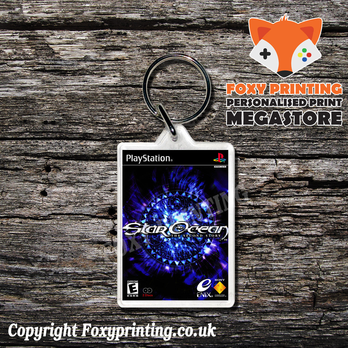 Star Ocean The Second Story 2 - PS1 Playstation 1 Game Inspired Retro Gaming Magnet