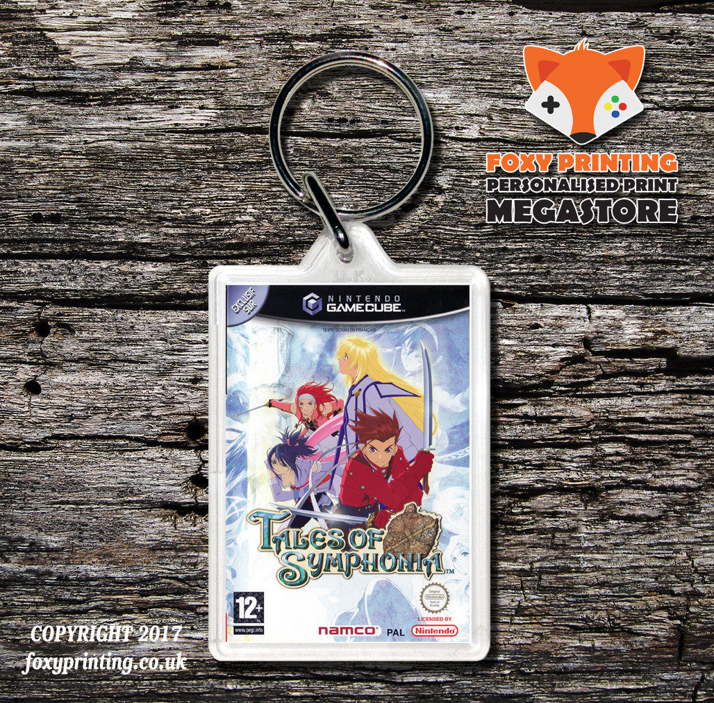 Tales Of Symphonia Fr Gamecube Game Inspired Retro Gaming Keyring