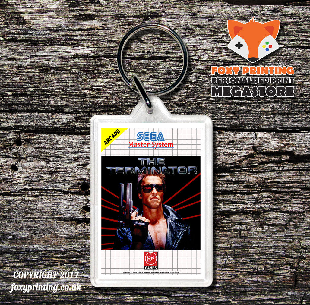 Terminator - Sega Master System Keyring
