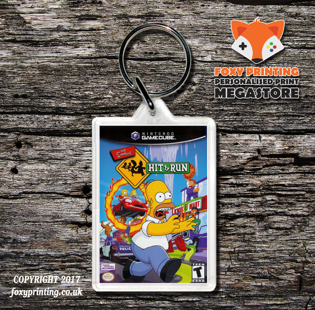 Simpsons keyring top